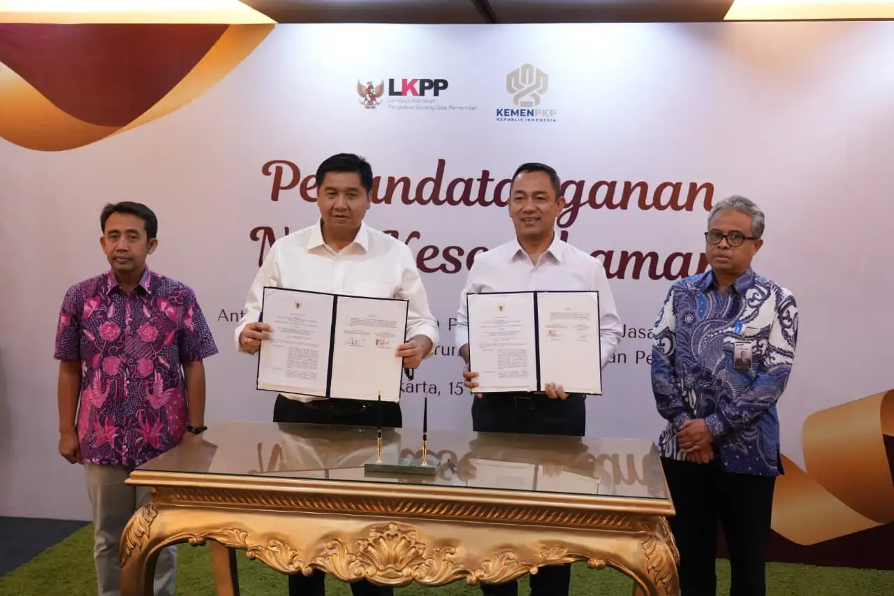 Menteri PKP-Kepala LKPP Kolaborasi dalam Pengadaan Barang/Jasa Bidang Perumahan