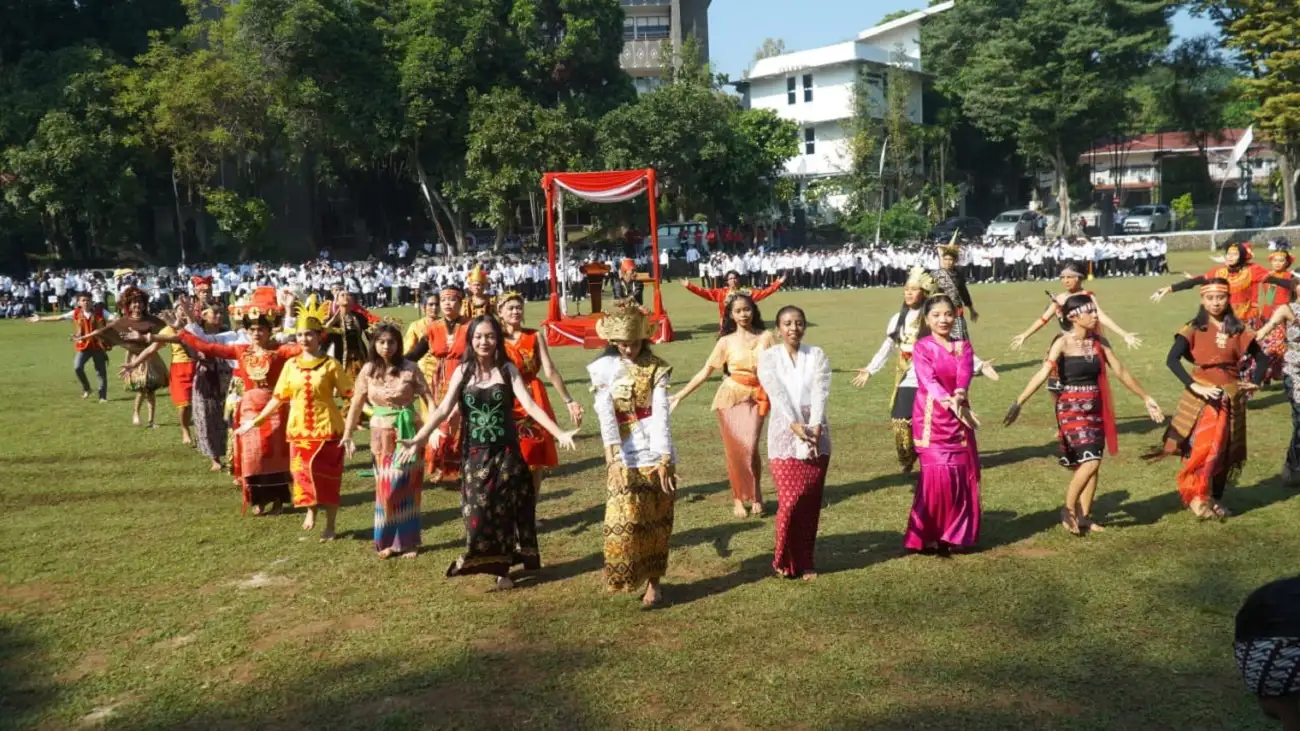 HUT ke-80 RI di UKSW Penuh Warna Nusantara