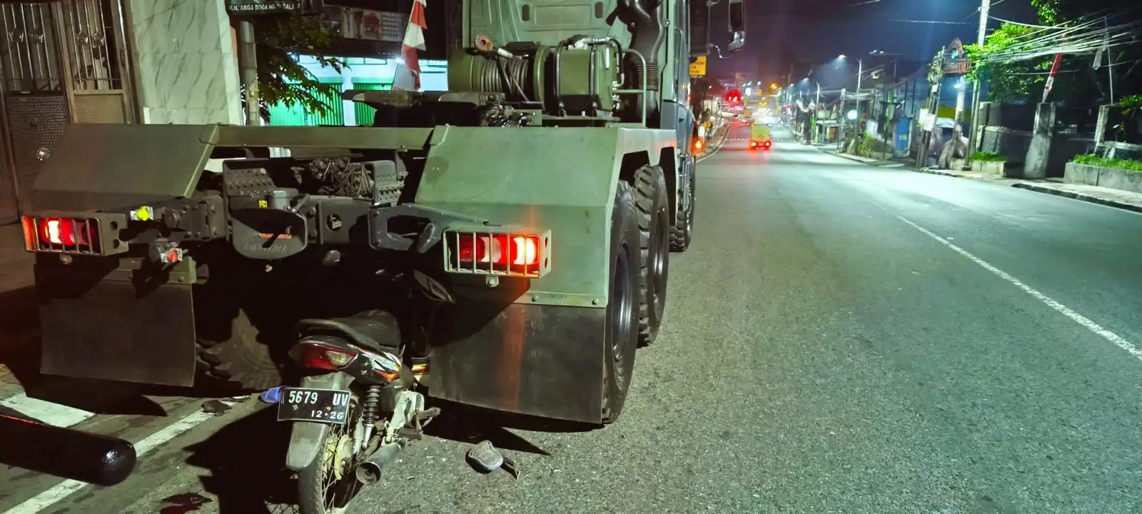 Tabrak Truk TNI yang Parkir, Pesepeda Motor di Salatiga Meninggal Dunia