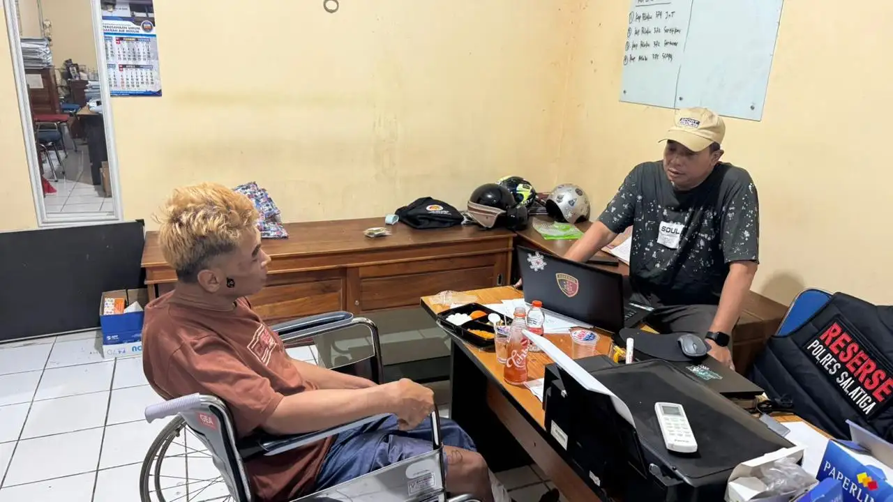 Polisi Hadiahi Timah Panas Residivis Curanmor di Pasar Raya Salatiga