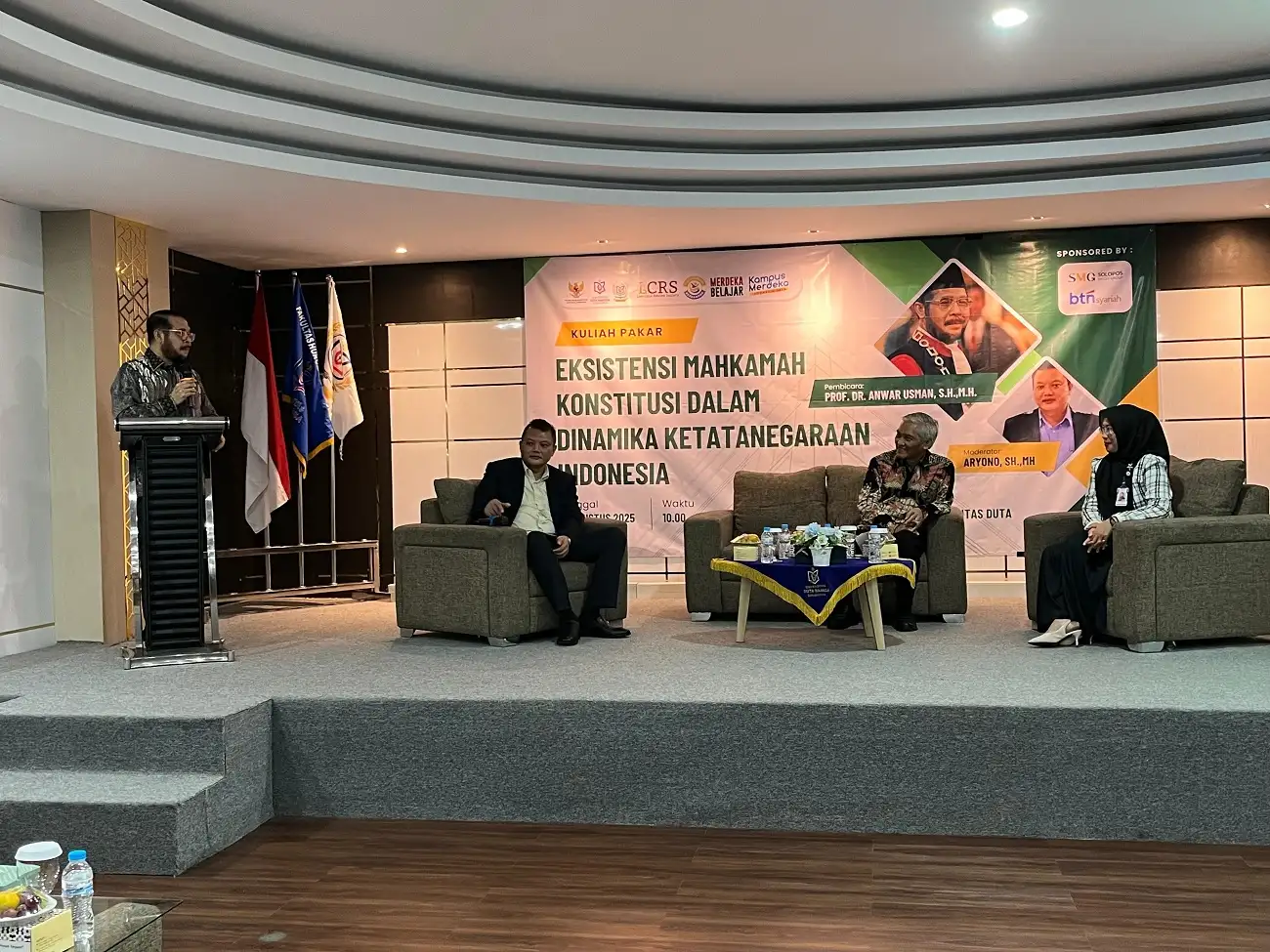 Kuliah Pakar di UDB Surakarta, Anwar Usman Jelaskan Fungsi MK