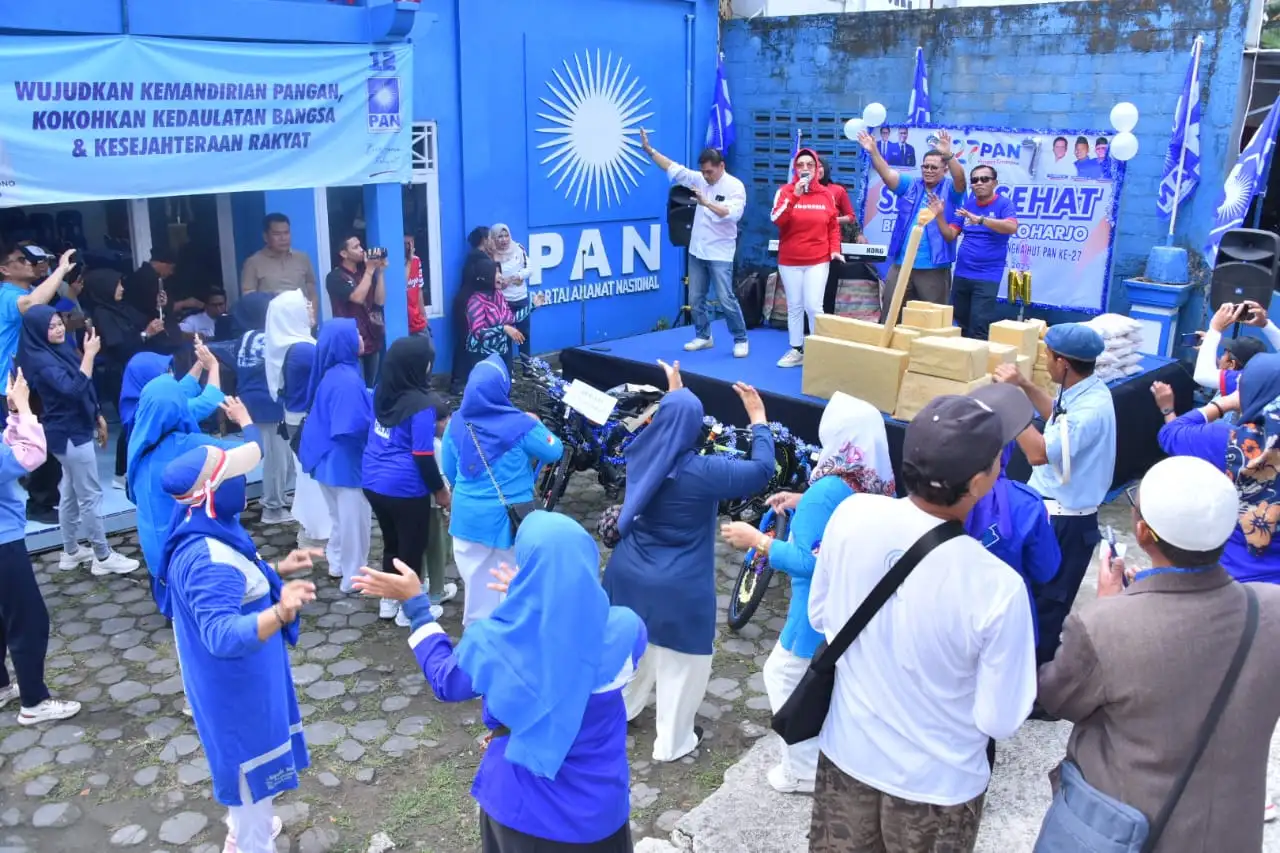 Rayakan HUT, PAN Sukoharjo Targetkan Kembali Raih 5 Kursi pada Pileg 2029