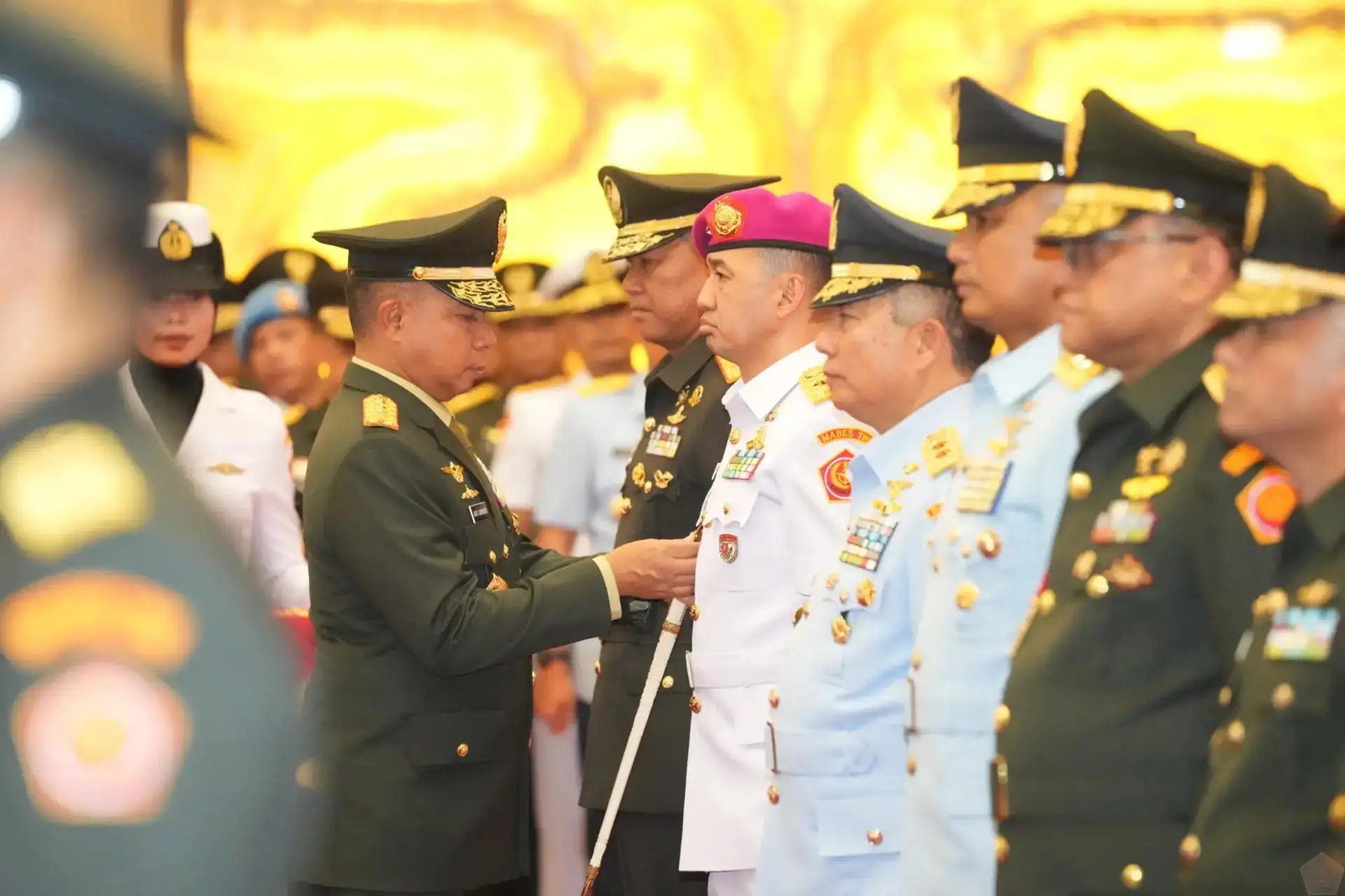 Panglima TNI Lantik Sejumlah Pimpinan Baru di Lingkup Mabes