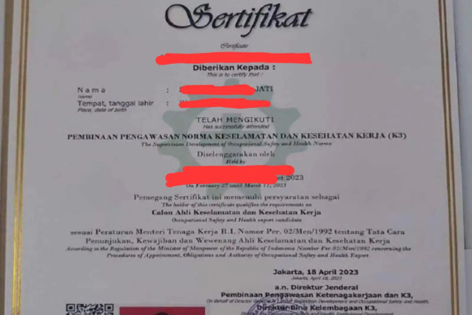 Kisah Buruh Jateng: Dua Tahun Nabung, Tertipu Sertifikat K3