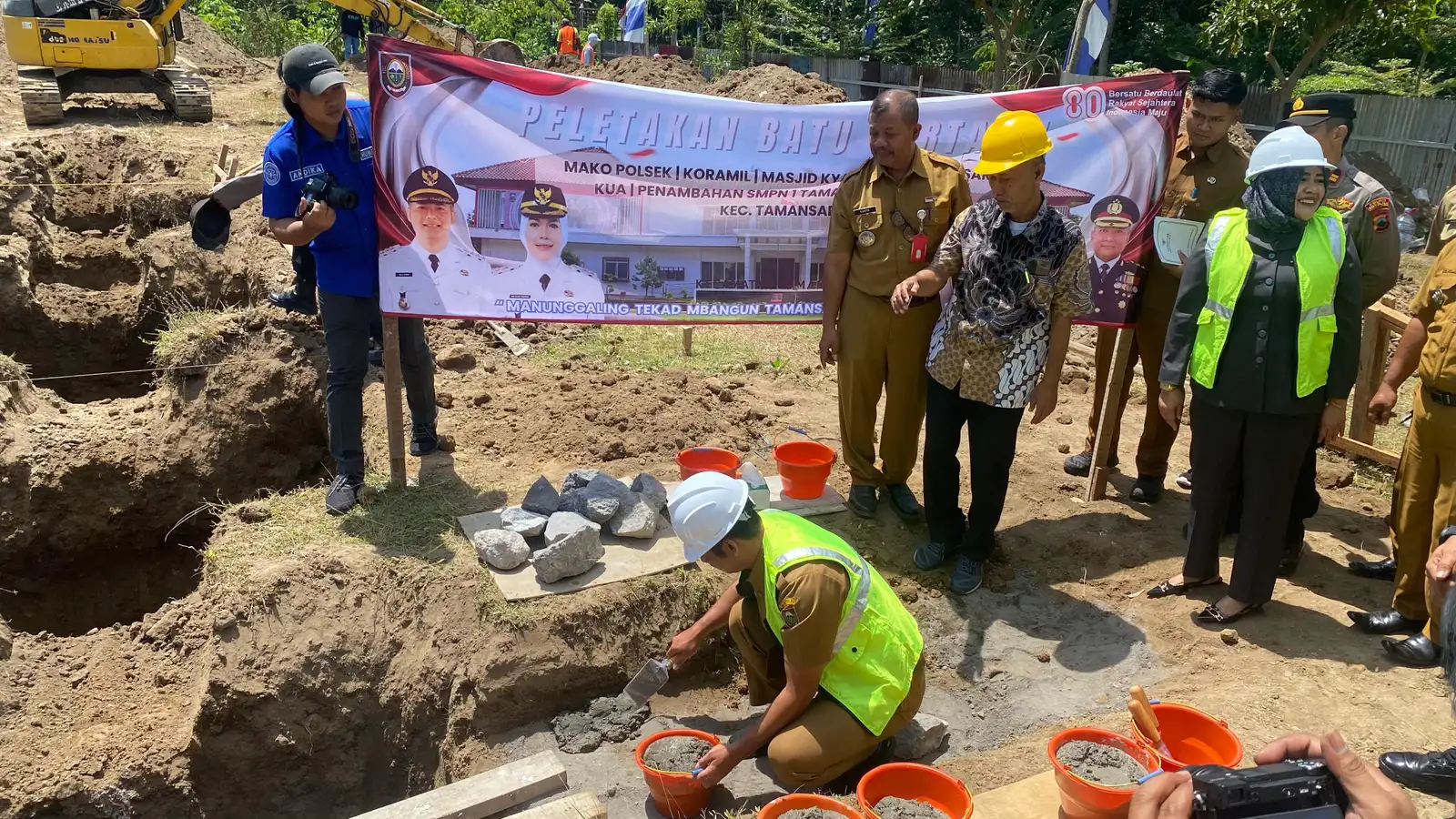 Bangun Polsek dan Koramil di Tamansari, Bupati Boyolali: Tingkatkan Layanan