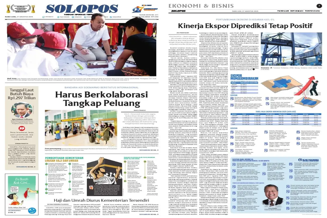 Solopos Hari Ini : Harus Berkolaborasi Tangkap Peluang