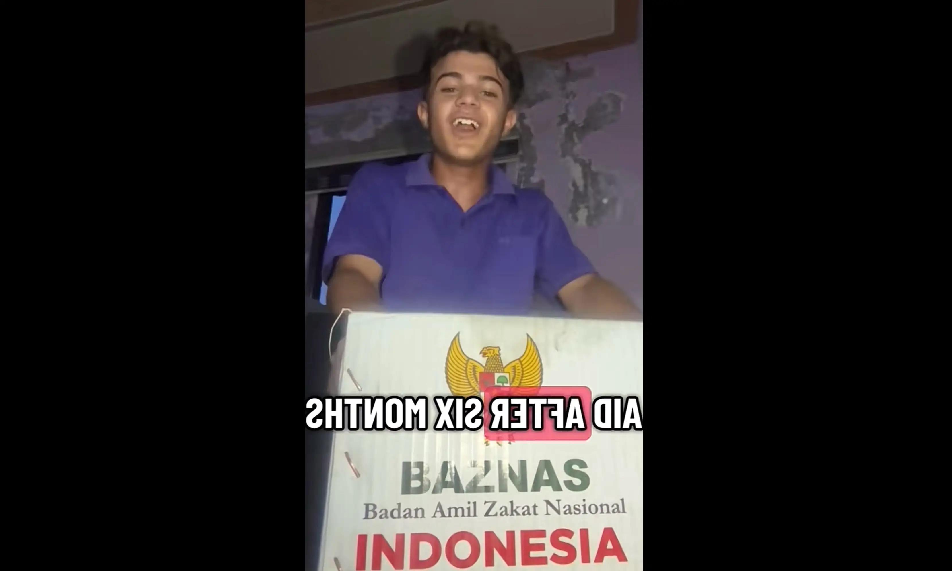 Viral Warga Gaza Palestina Bahagia Unboxing Paket Bantuan dari Indonesia