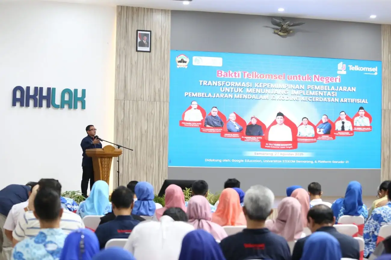 Telkomsel Gandeng IGI Jateng Latih Guru Soal Koding dan Kecerdasan Artifisial