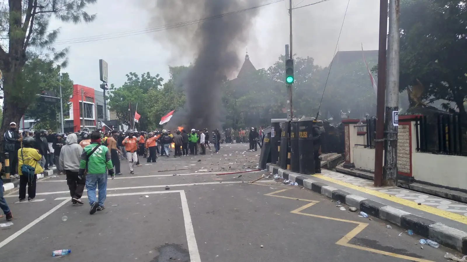 Di Depan Pendemo, Kapolresta Solo Janji Sampaikan Aspirasi Driver Ojol ke Polri