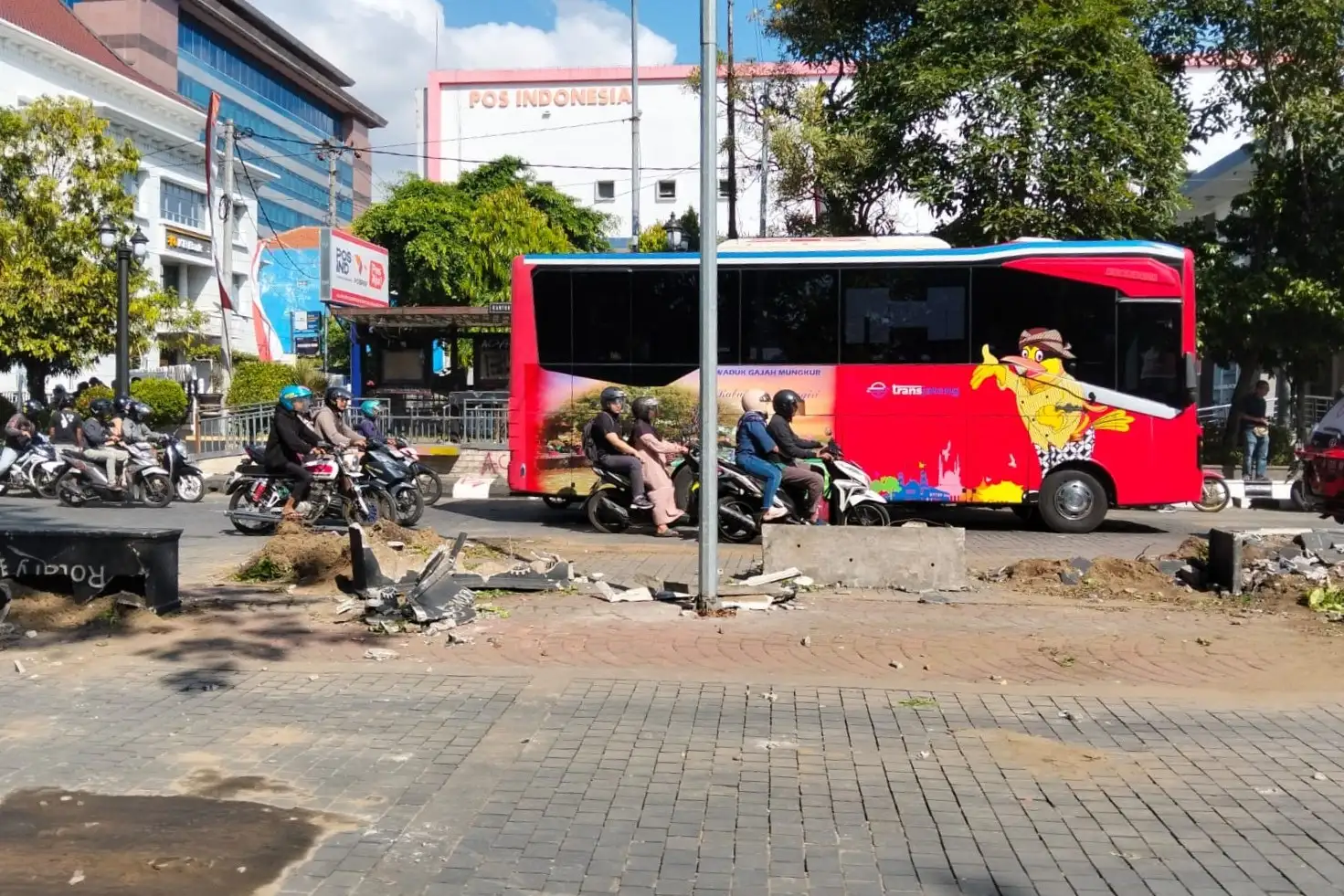 Fasum di Solo Rusak saat Aksi Massa, Perbaikan Pakai Belanja Tak Terduga Rp1,8 M