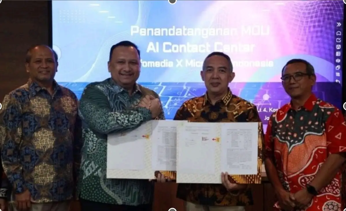 Infomedia Gandeng Global Partner Perkuat Layanan Contact Center berbasis AI
