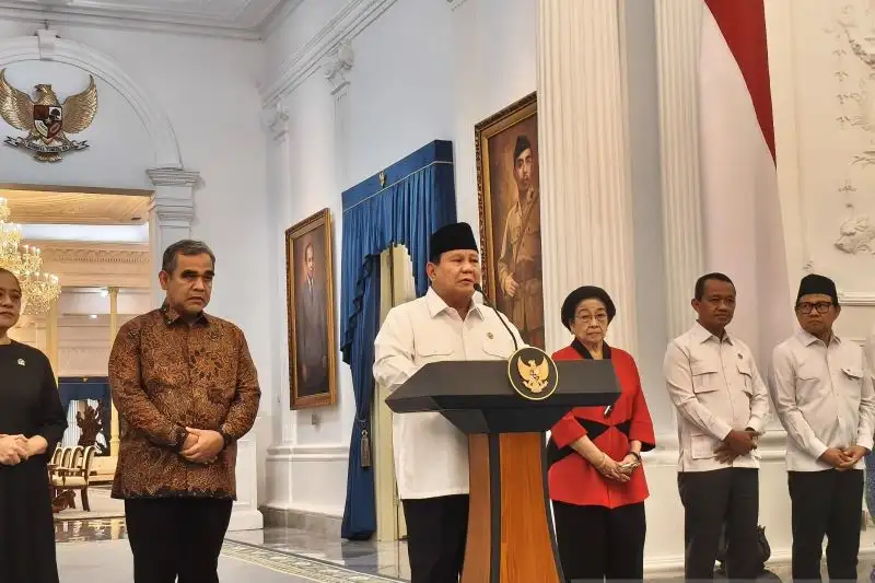 Ini Pernyataan Lengkap Prabowo Seusai Bertemu Pimpinan Partai dan Parlemen