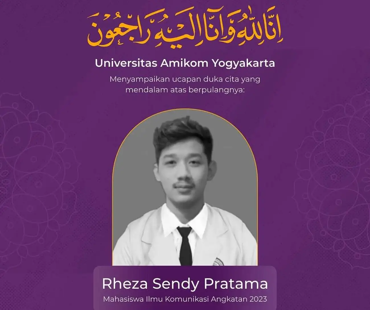RSUP Sardjito Jelaskan Kondisi Rezha Mahasiswa Amikom yang Meninggal saat Demo