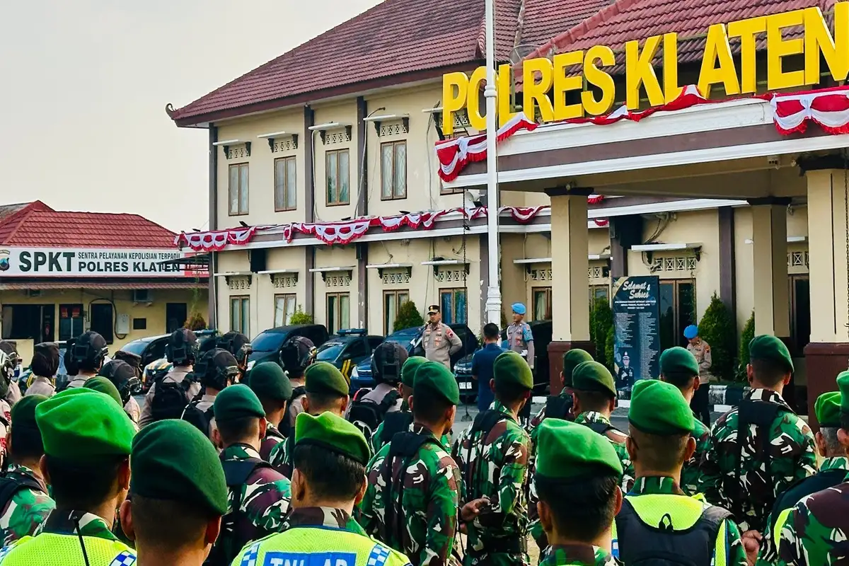 Patroli Skala Besar di Klaten: Polisi dan TNI Pastikan Keamanan Warga