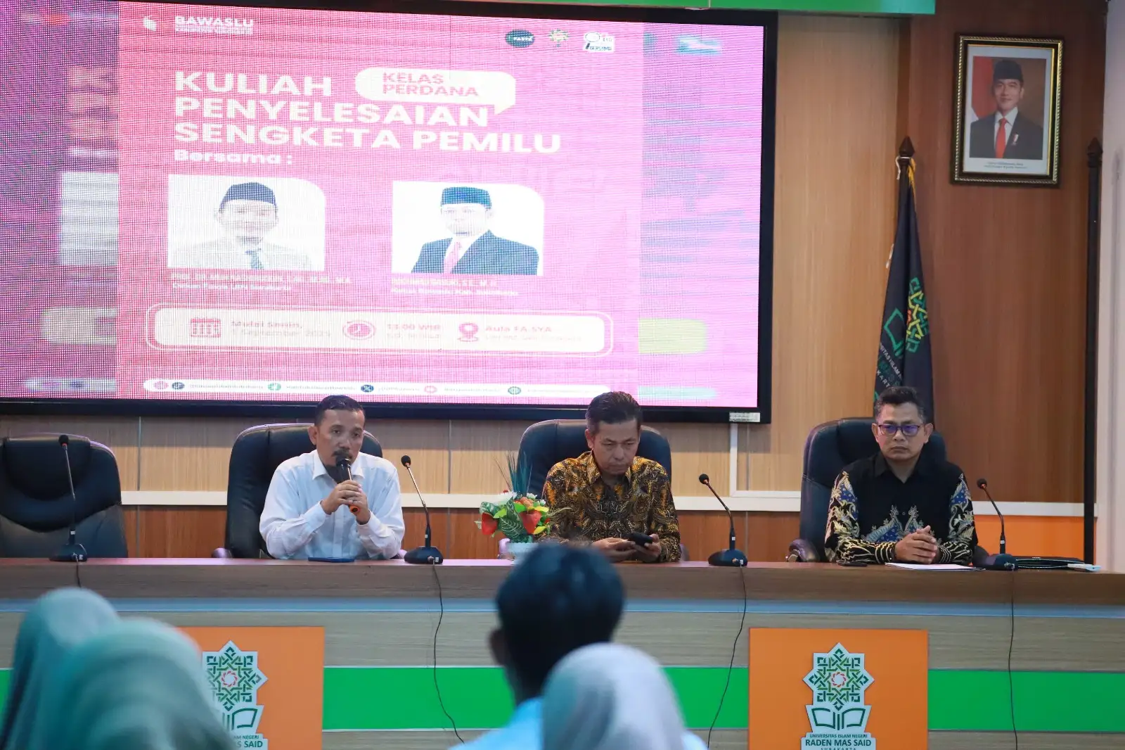 Bawaslu Sukoharjo Jadi Pengampu Kuliah Perdana UIN Surakarta