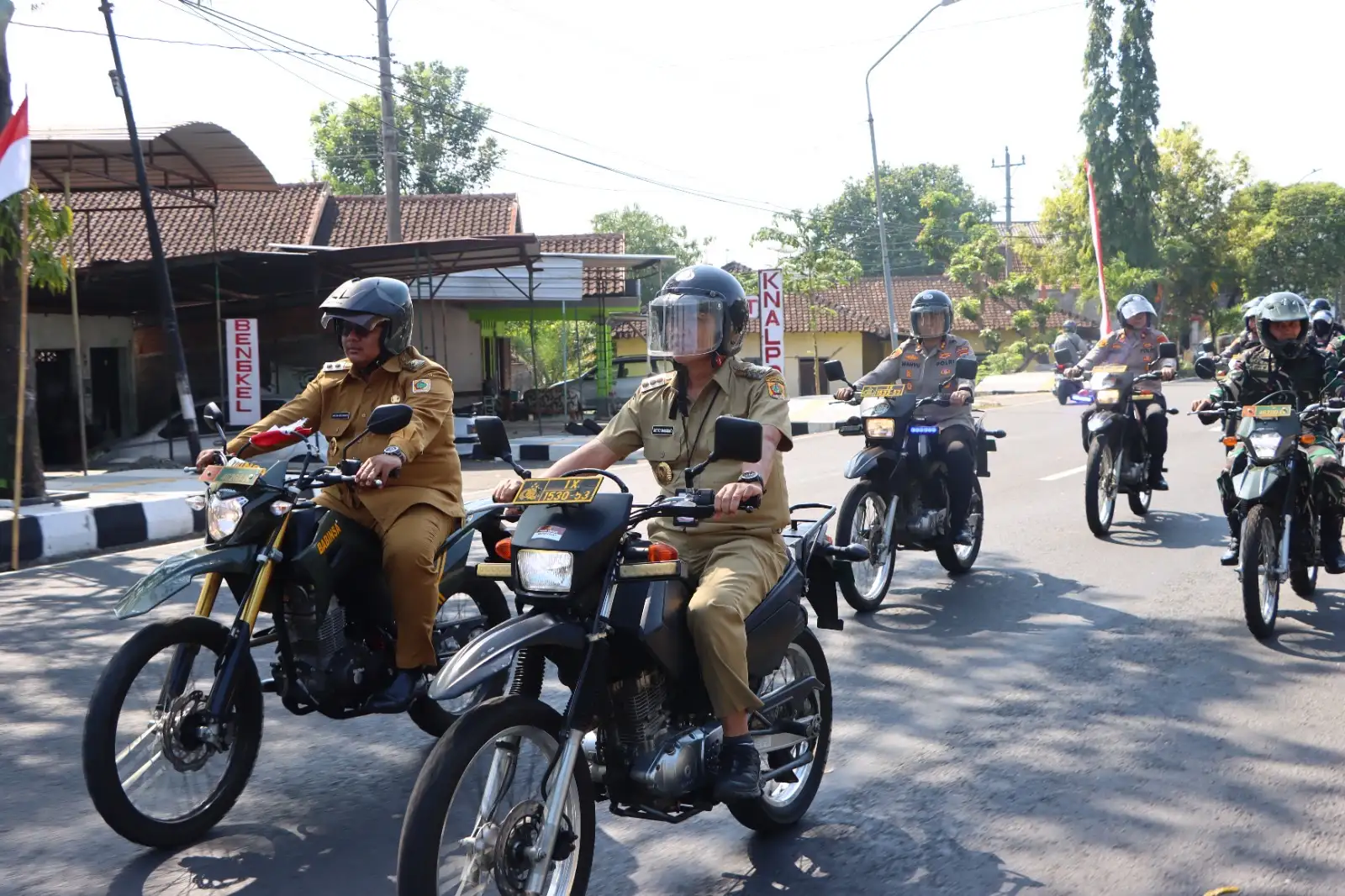 Cegah Vandalisme, Gabungan Pasukan Keamanan Gelar Patroli Besar di Wonogiri