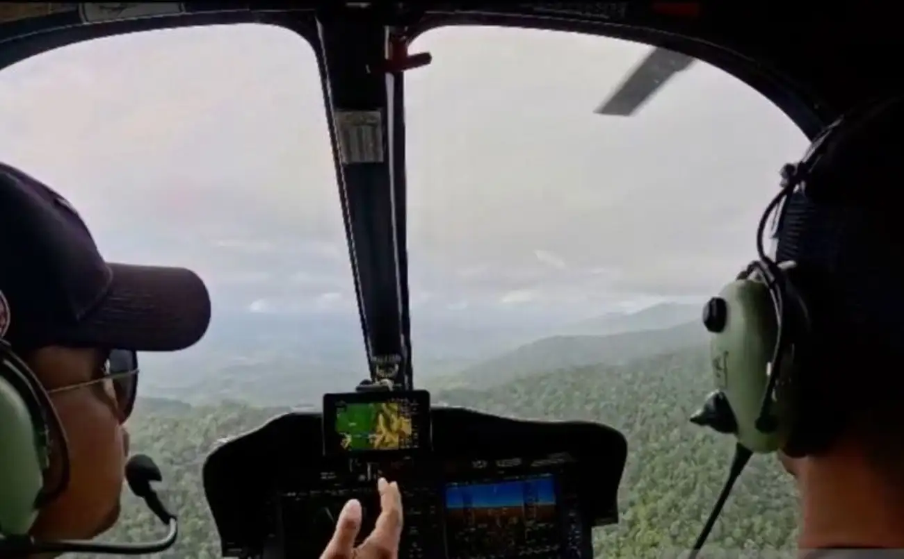 Helikopter Estindo Air Jatuh di Hutan Kalsel, Sempat Berasap dan Terbang Rendah