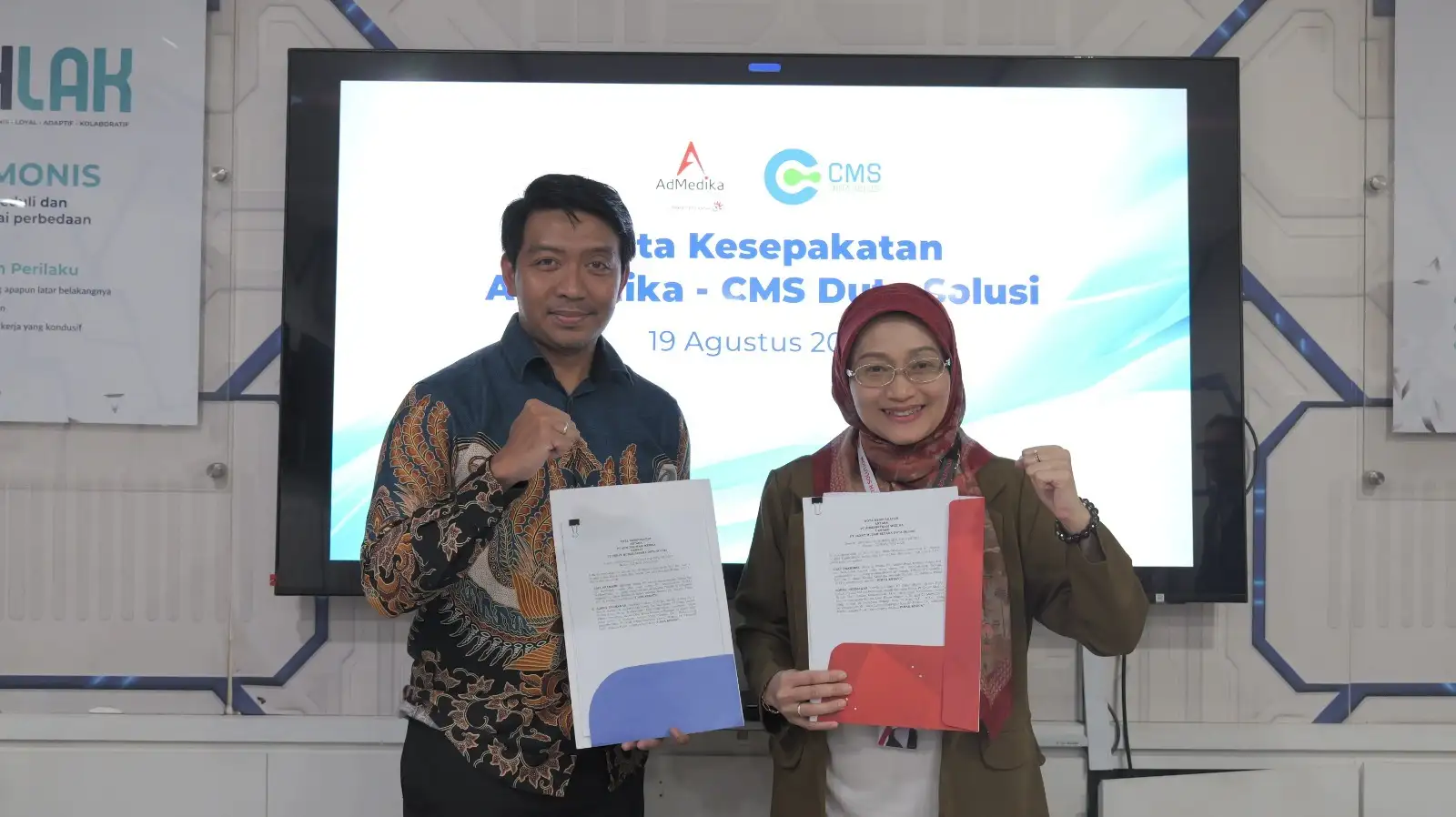 AdMedika dan PT CMS Duta Solusi Kerja Sama Digitalisasi Pelayanan Kesehatan