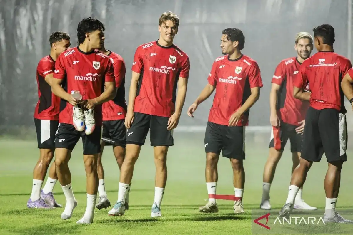 Timnas Indonesia Latihan Jelang FIFA Match Day, Mauro Zijlstra Bergabung