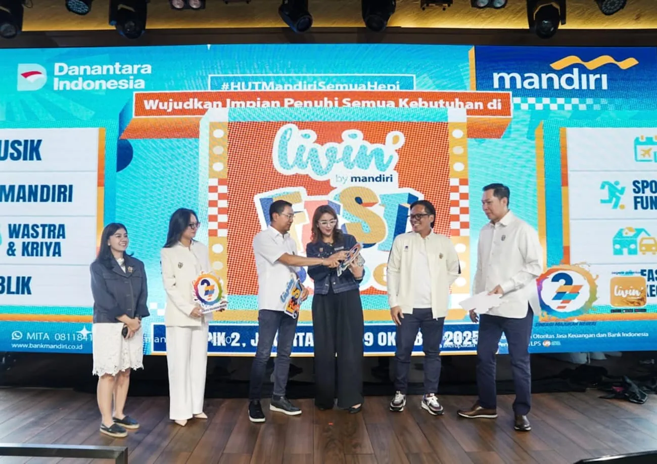 Bank Mandiri Gelar Livin’ Fest 2025, Expo Sinergi UMKM dan Ekonomi Kreatif