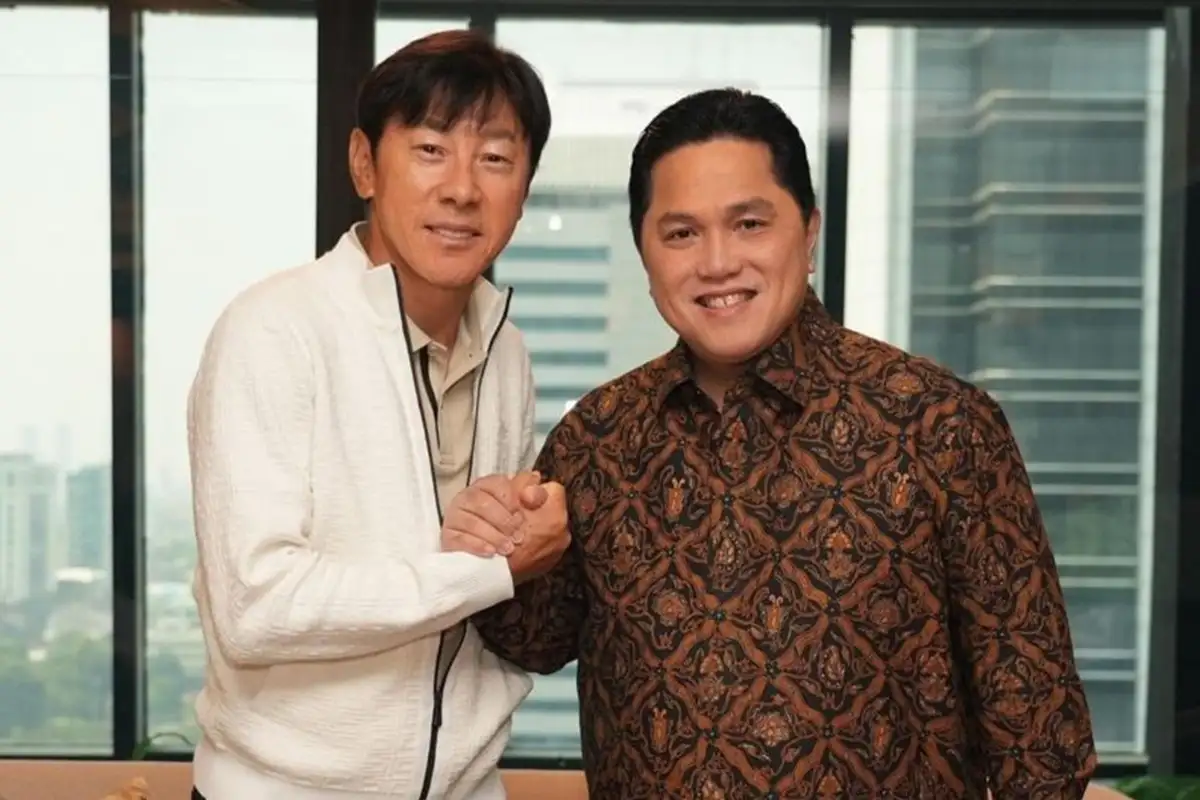 Erick Thohir Ajak Suporter Timnas Indonesia Move On dari Shin Tae-yong