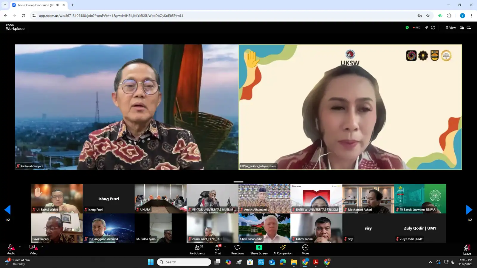 Rektor UKSW Soroti Tantangan Kampus Swasta di FGD Kemdiktisaintek