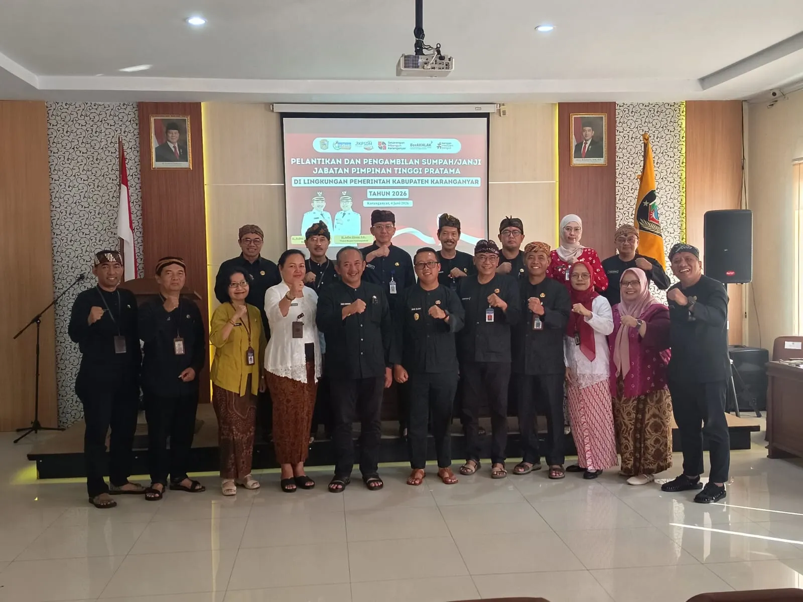 Mutasi Pejabat Pemkab Karanganyar, Bupati Rober Mendadak Lantik 10 Kepala OPD
