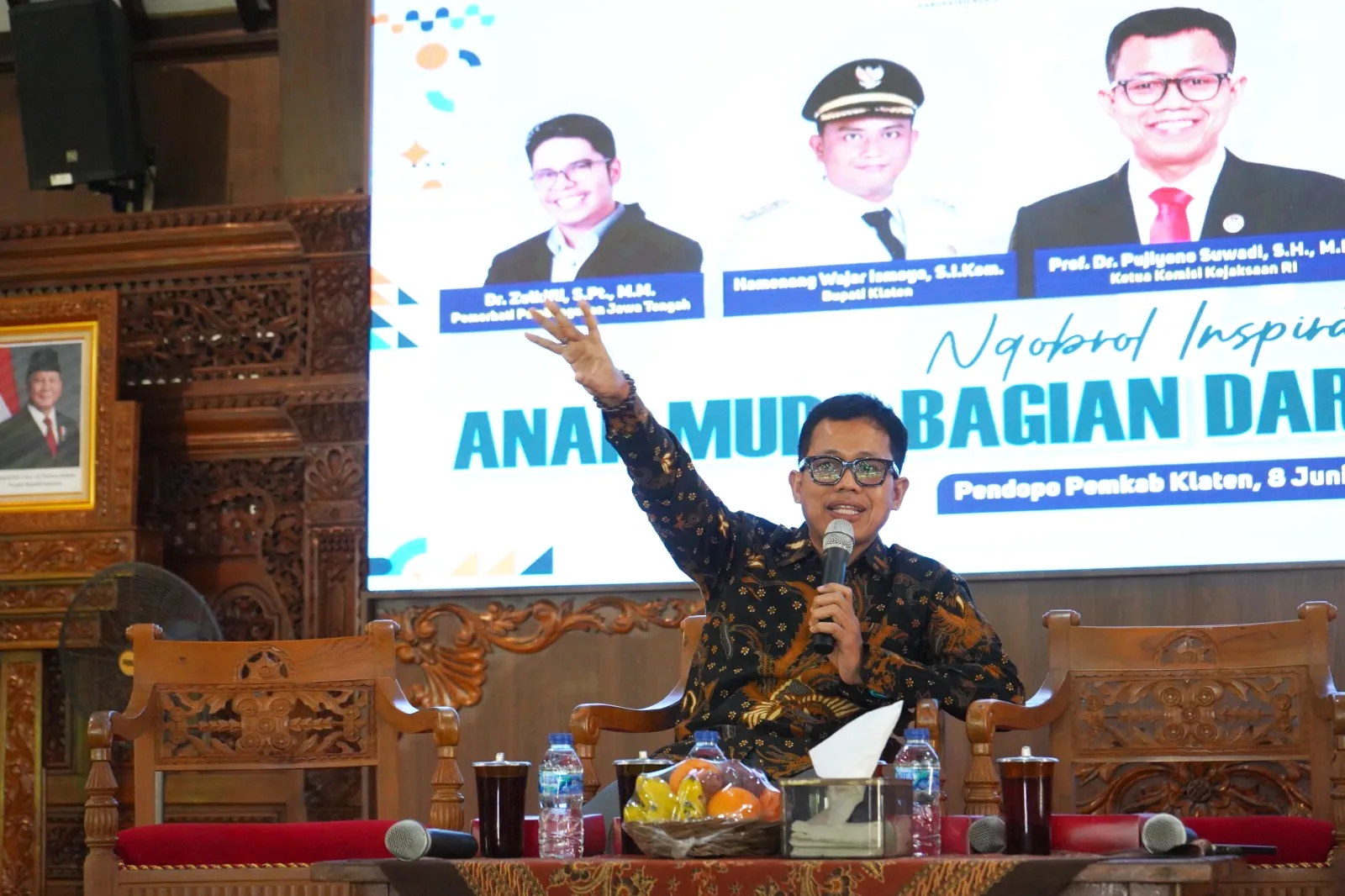 Ratusan Pemuda Klaten Ikuti Diskusi, Ketua Komisi Kejaksaan Soroti Budaya Kritik