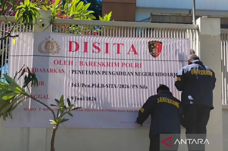 Polri Sita Pabrik Pemurnian Emas Milik PT SJU di Sidoarjo