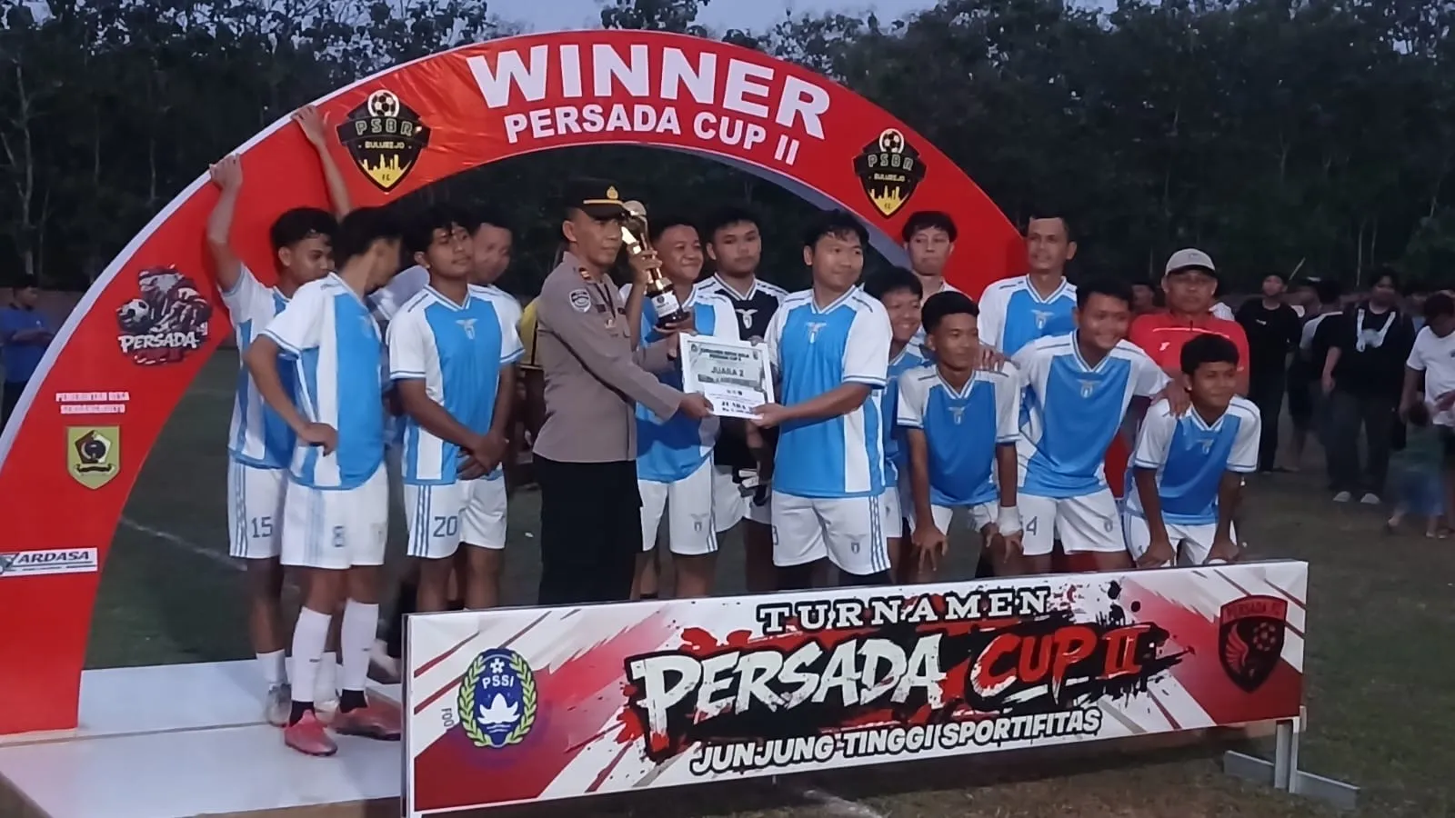 Menang Tipis, PSBR Bulurejo Sabet Gelar Juara Turnamen Persada Cup Wonogiri