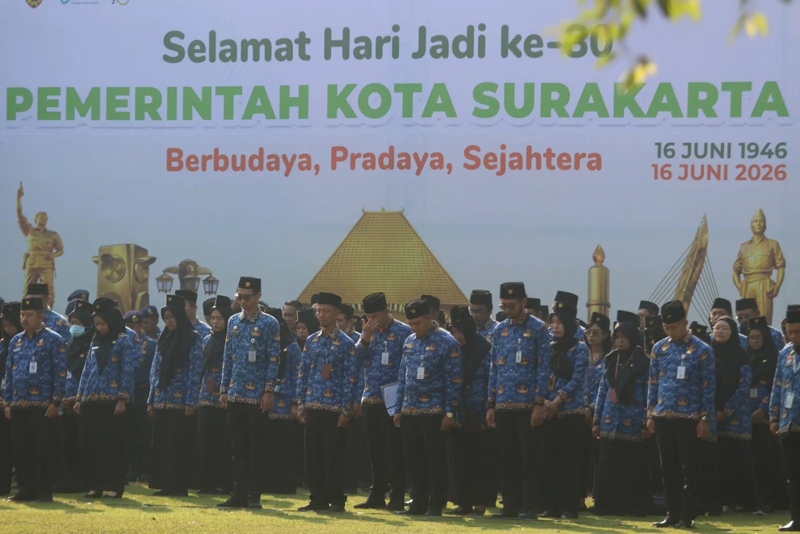 HUT ke-80 Kota Solo, Respati Ardi Pimpin Upacara di Balai Kota