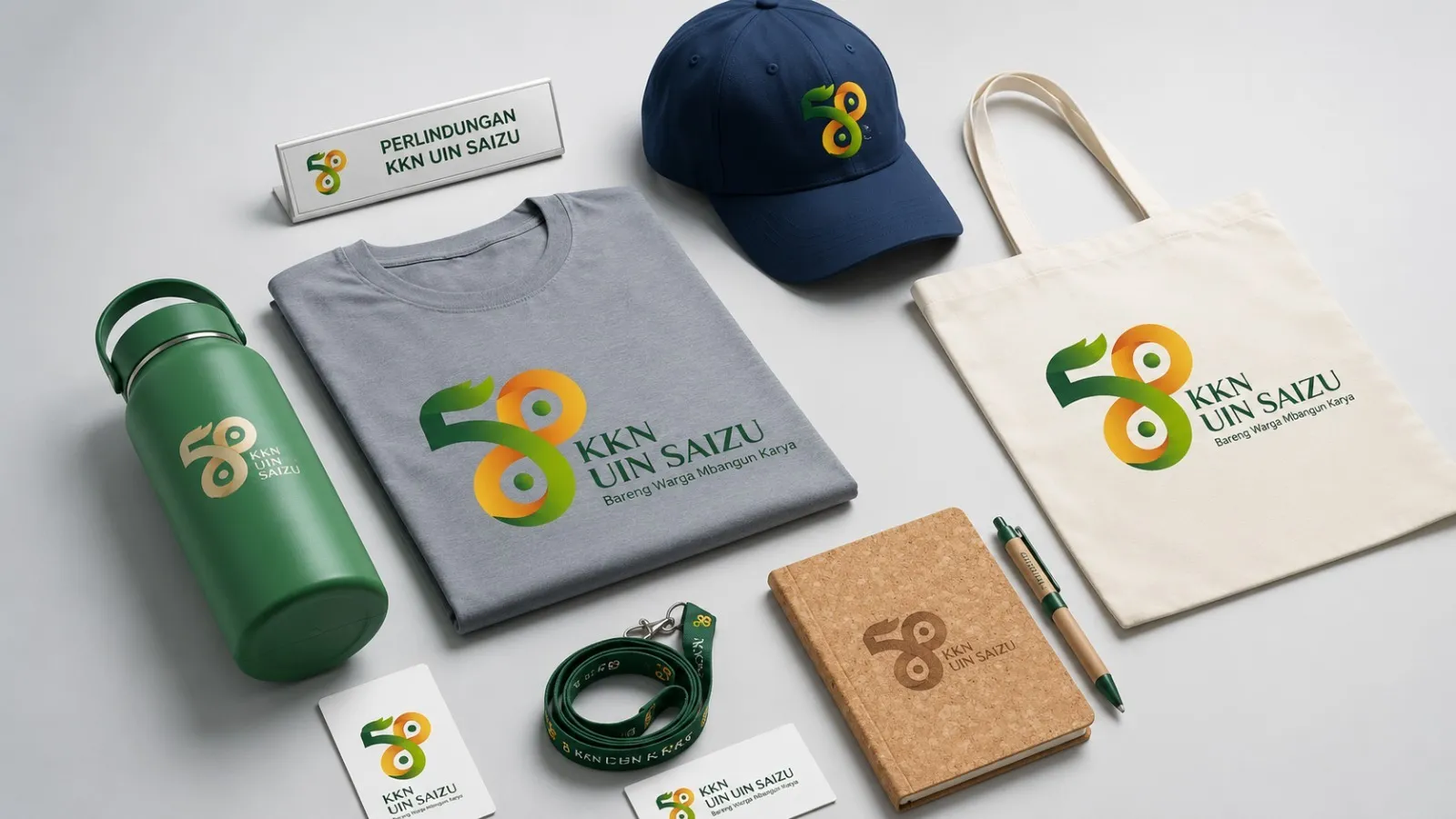 Karya Mahasiswa KPI UIN Saizu Terpilih Jadi Logo Resmi KKN ke-58