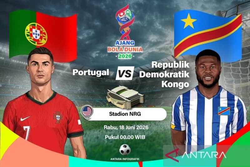 Hadapi Kongo, Portugal Turunkan Cristiano Ronaldo Sejak Menit Awal