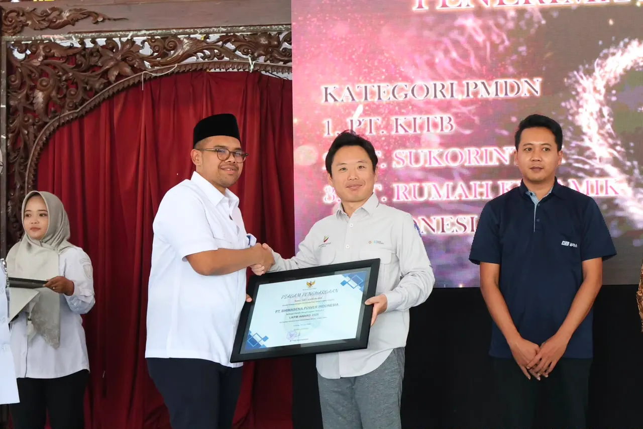 PT Bhimasena Power Indonesia Raih LKPM Award Kategori PMA