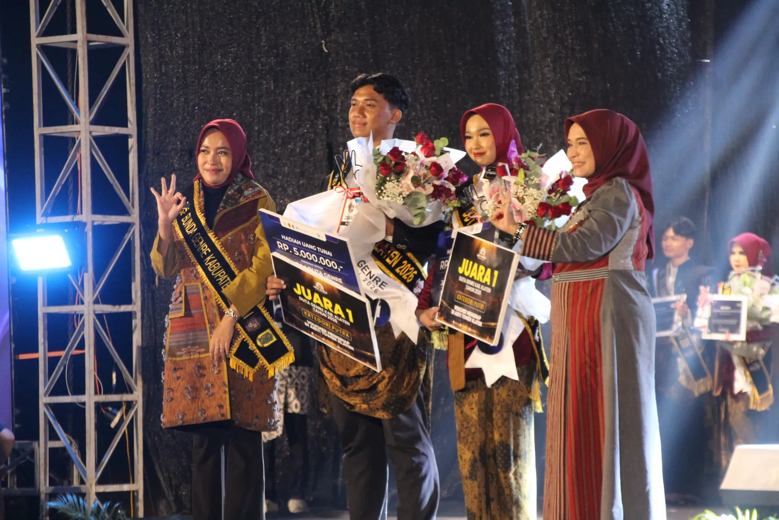 Selamat! Nizar dan Syifa Dinobatkan Jadi Duta Genre Klaten 2026