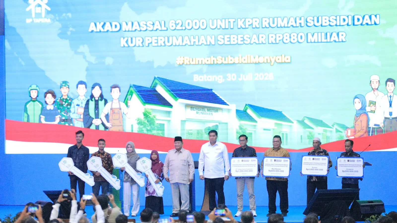 BNI Dukung Akad Massal 62.710 KPR Rumah Subsidi