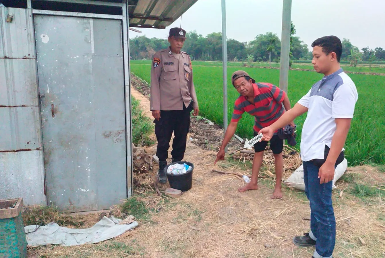 Tepergok Curi Motor, Residivis Asal Klaten Babak Belur Diamuk Petani Miri Sragen