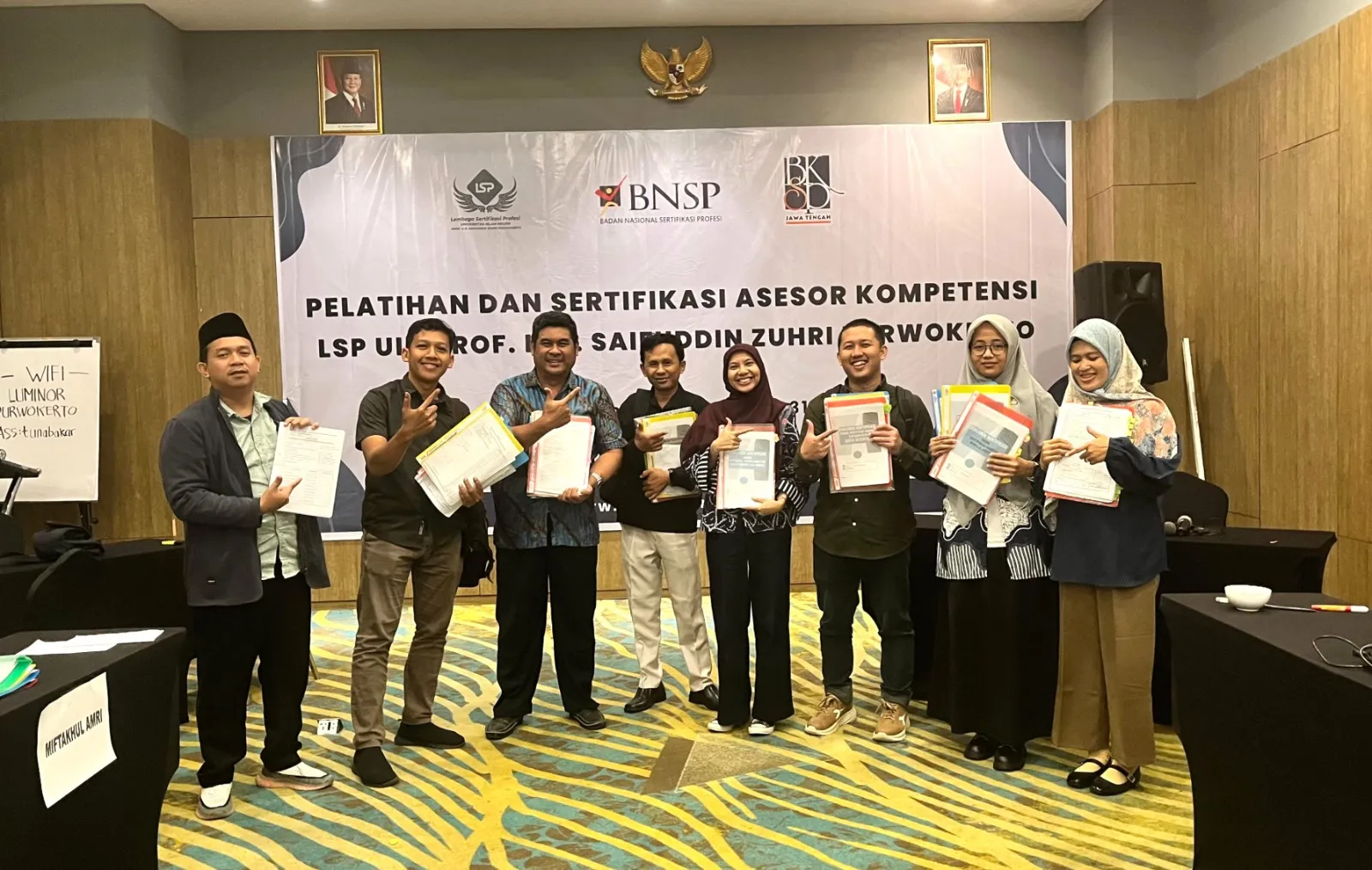 12 Dosen dan Tenaga Profesional UIN Saizu Lolos Pelatihan Asesor Kompetensi BNSP