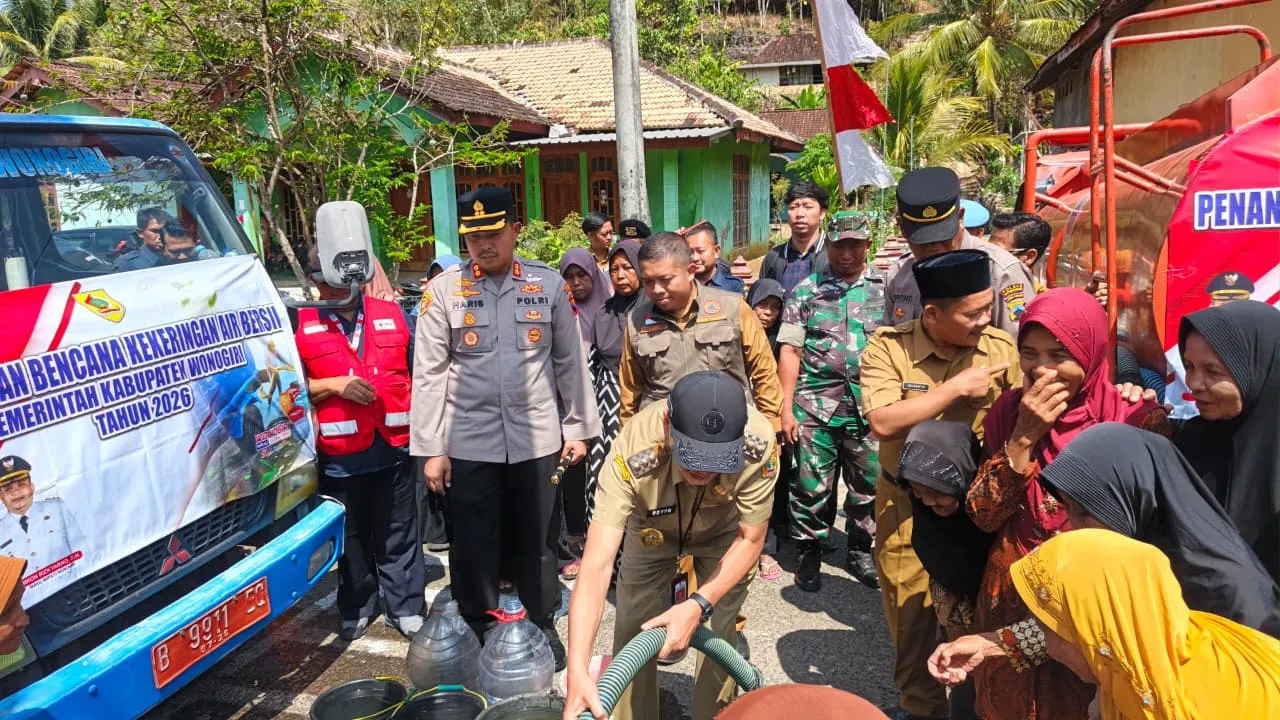 Kemarau Panjang, Pemkab Wonogiri Siapkan 1.045 Tangki Bantuan Air Bersih