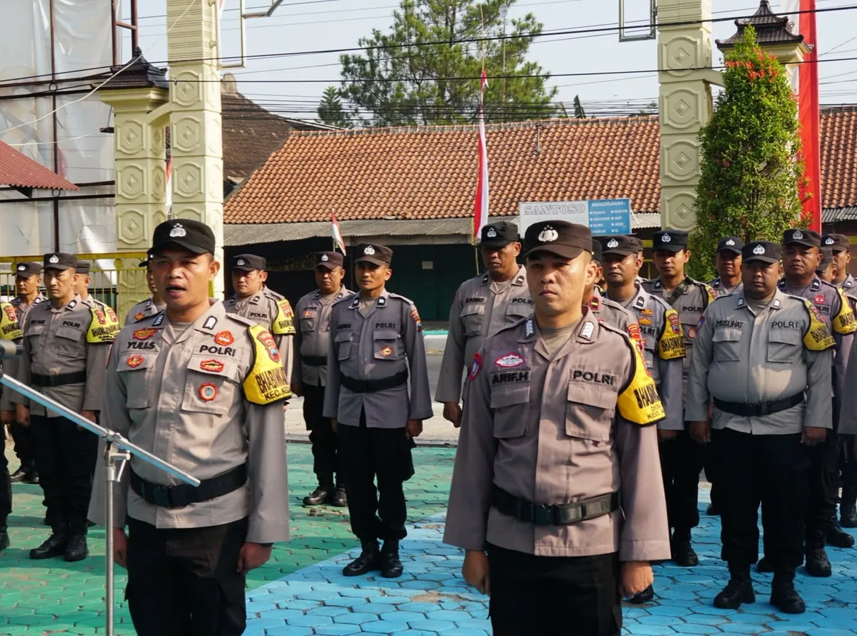 208 Bhabinkamtibmas di Sragen Diminta Pantau Medsos dan Petakan Gen Z