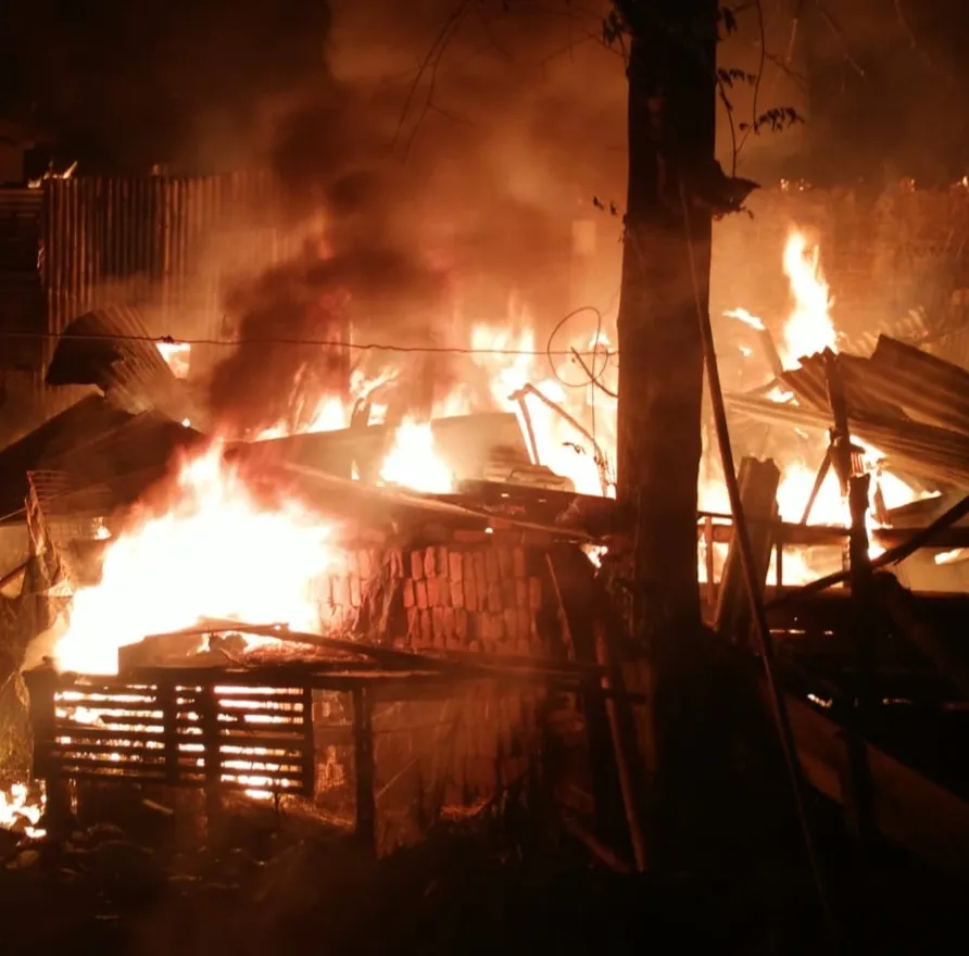 Kandang Ternak di Polokarto Sukoharjo Terbakar, 9 Kambing Mati Terpanggang
