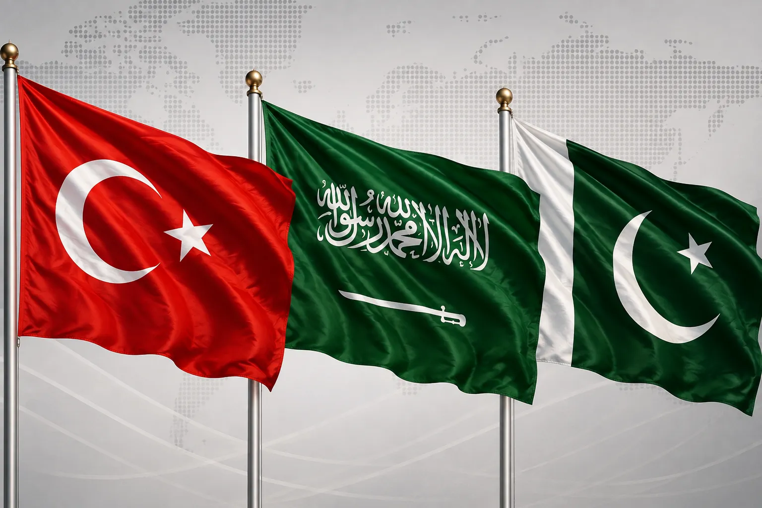 Turkiye, Arab Saudi, Pakistan Teken Perjanjian Pertahanan di Mekah