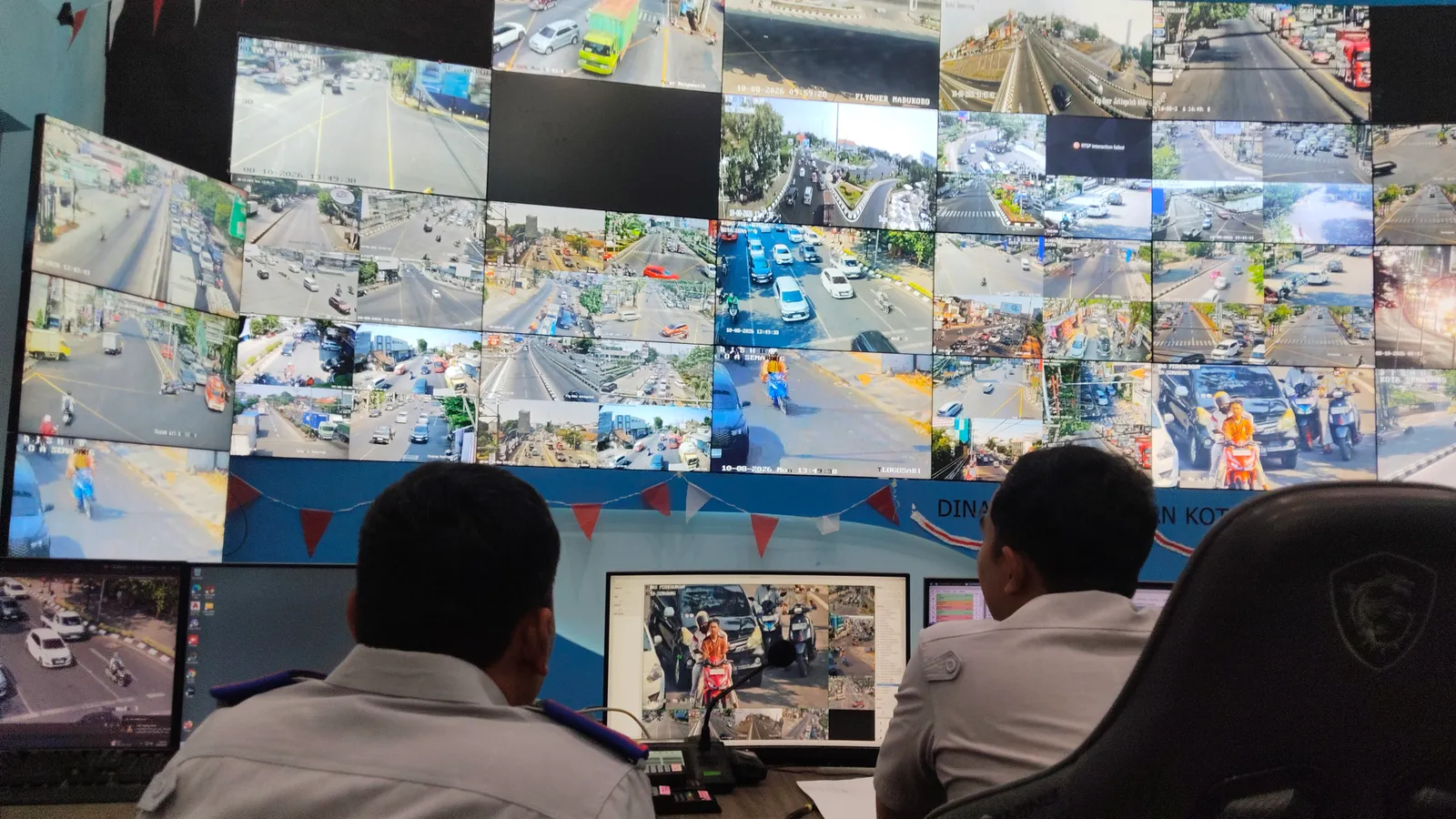 Di Balik Teguran Jenaka ATCS Semarang, Operator Pantau Pelanggar