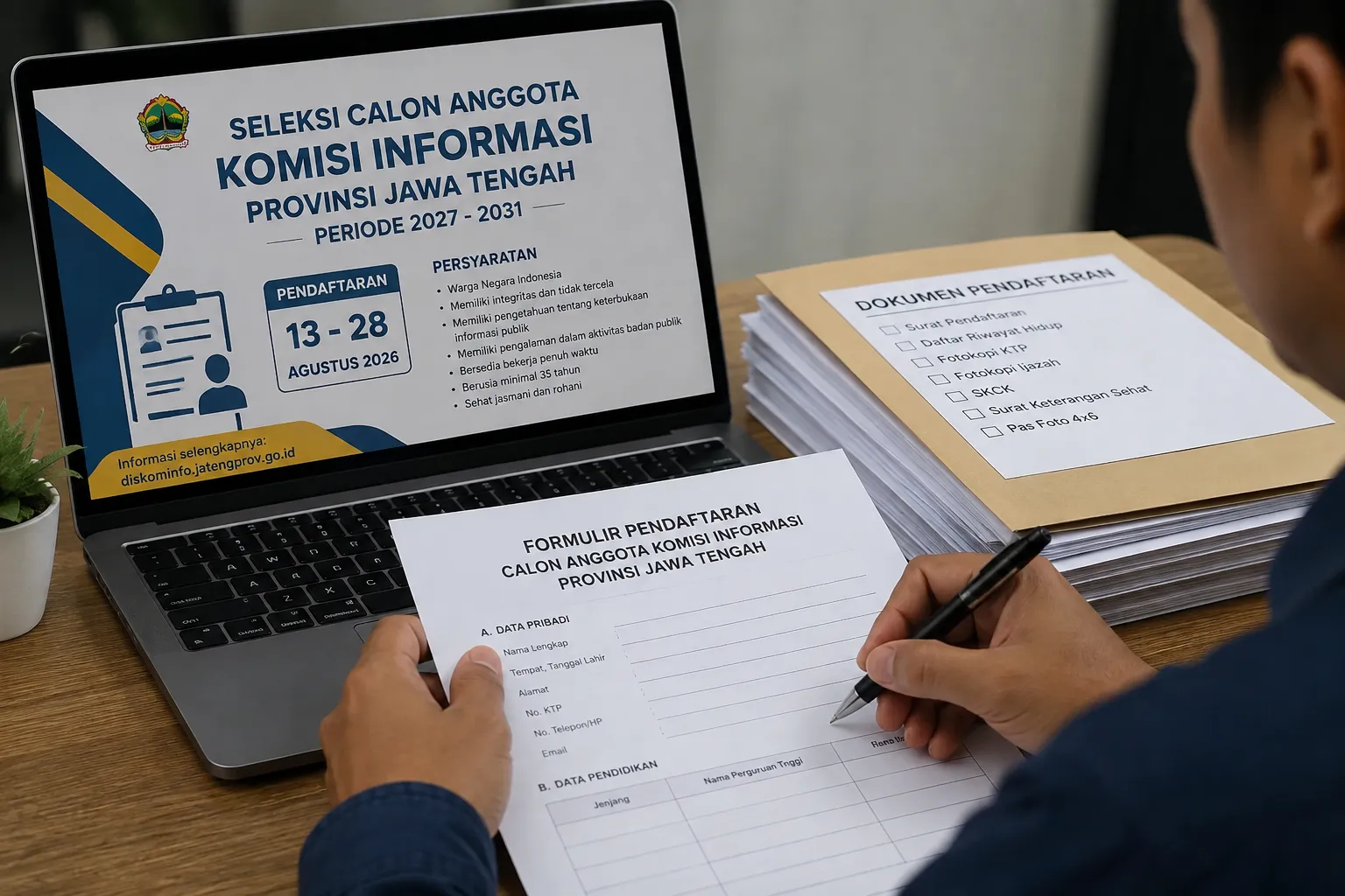 Pemprov Jateng Buka Seleksi Anggota Komisi Informasi 2027-2031