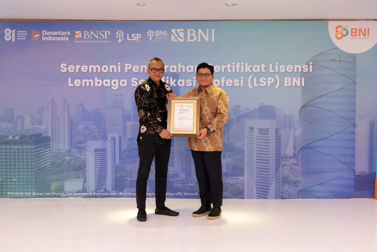 BNI Perkuat Tata Kelola SDM Lewat LSP dan Sertifikasi ISO