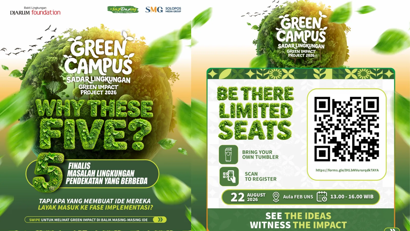 Mengenal 5 Finalis Green Impact Project 2026 dan Isu Lingkungan yang Mereka Bawa