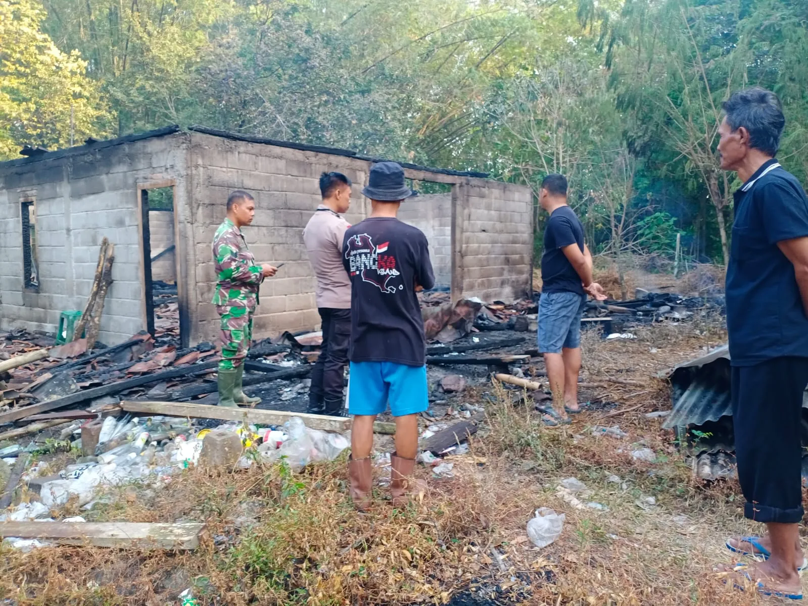Lupa Matikan Tungku saat Bekerja, Rumah di Sambi Boyolali Ludes Terbakar