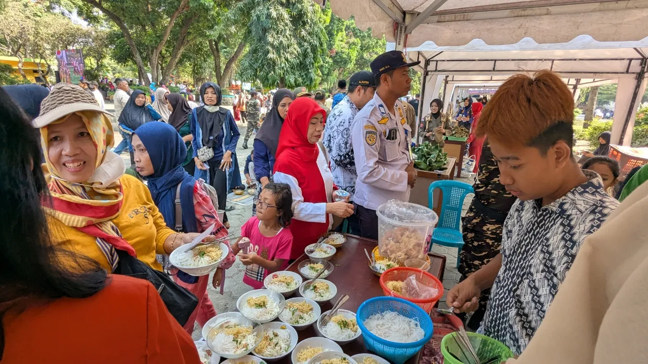 Peringati HUT RI, Pemkab Magetan Sediakan 2.700 Porsi Merdeka Sarapan