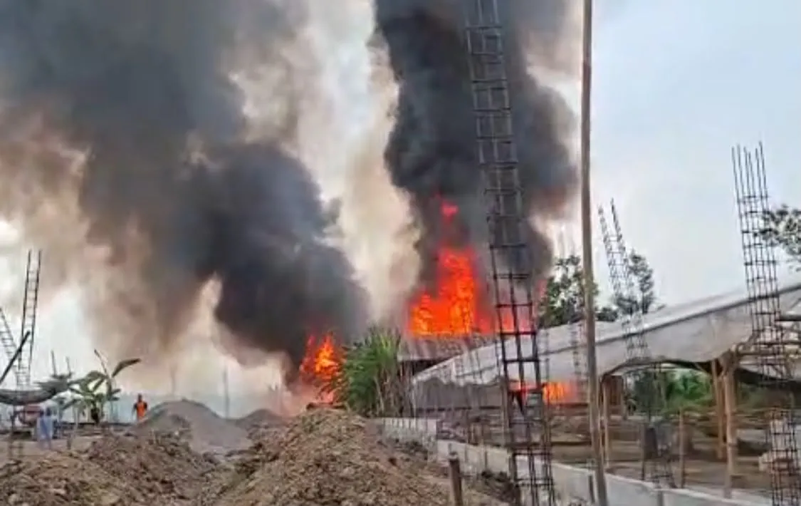 Kandang Ayam Terbakar di Ngemplak Boyolali, 15.000 Ekor Mati