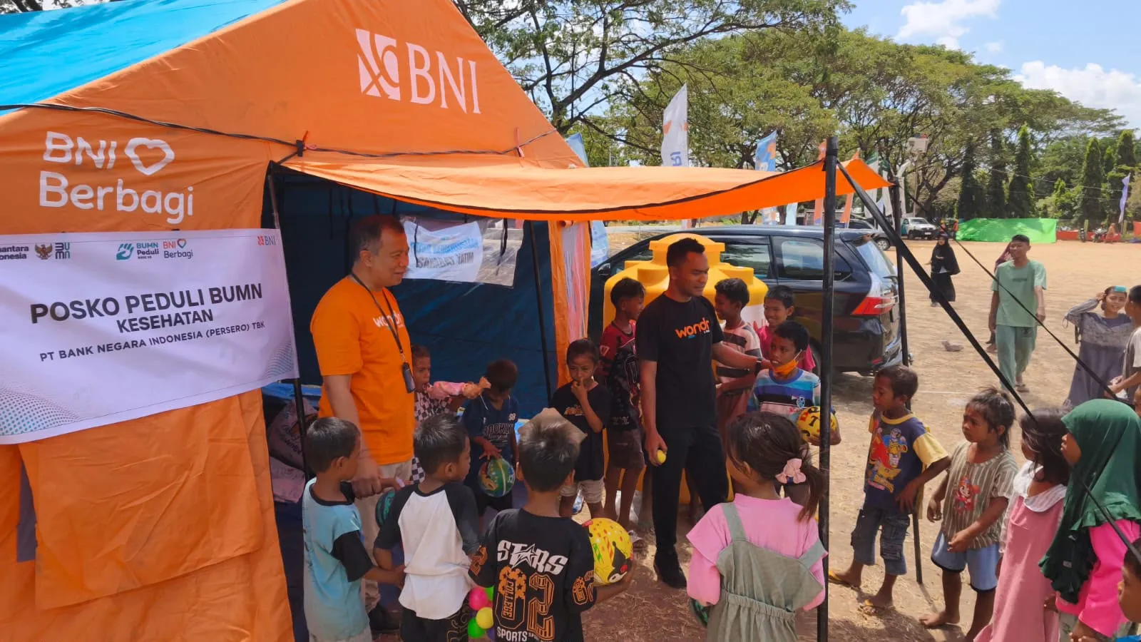 BNI Hadirkan Layanan Kesehatan & Trauma Healing bagi Warga Terdampak Bencana NTT